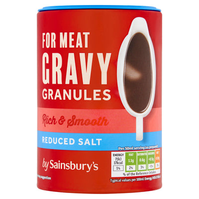 Sainsburys Beef Gravy Granules for Meat, Reduced Salt 170g- Buy online at McGrocer