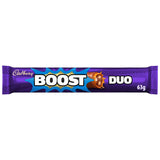 Cadbury Boost Duo milk chocolate bar 63g - British product