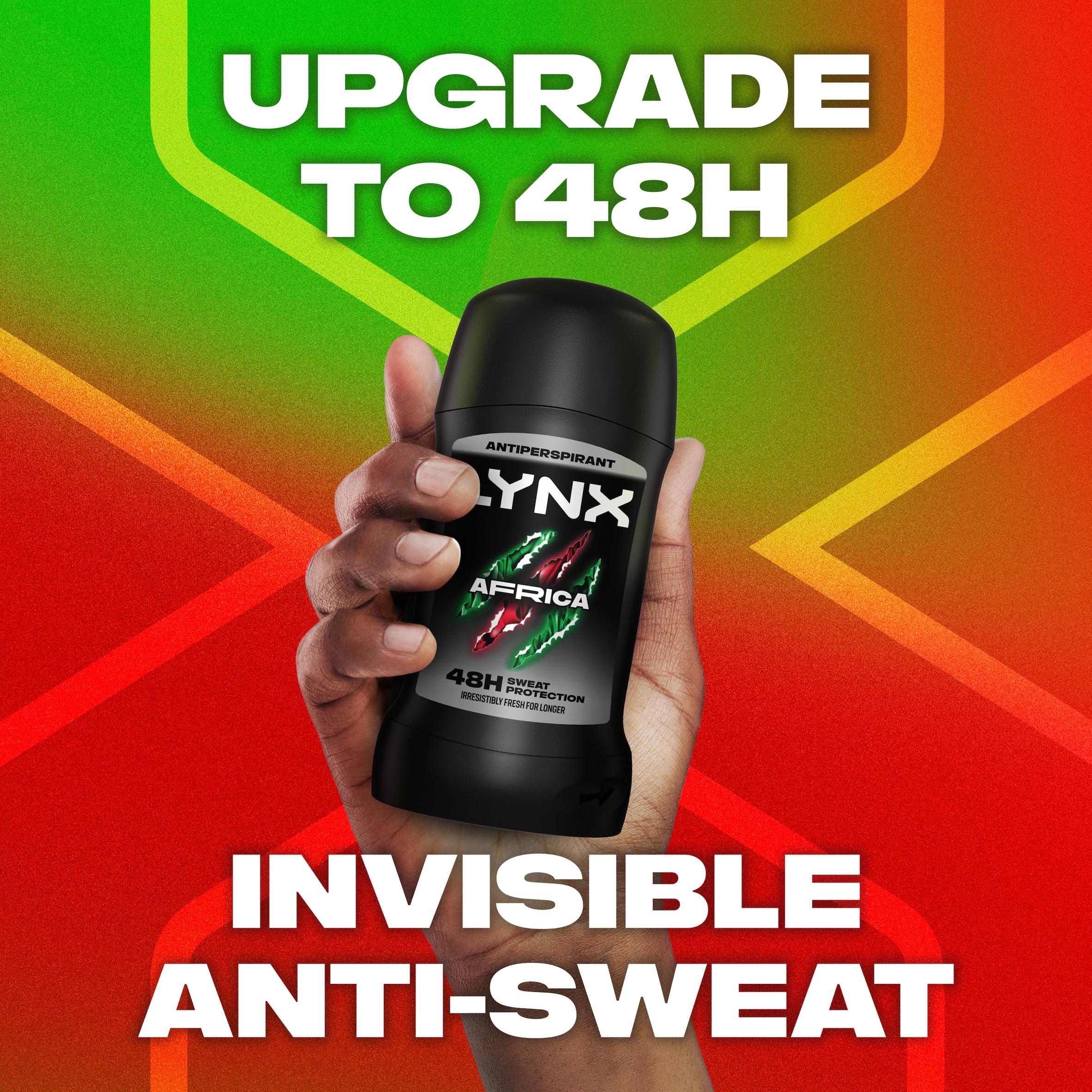 Lynx Africa antiperspirant deodorant stick 50ml, UK version