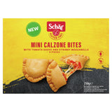 Schär mini calzone bites tomato mozzarella 250g, imported from the UK