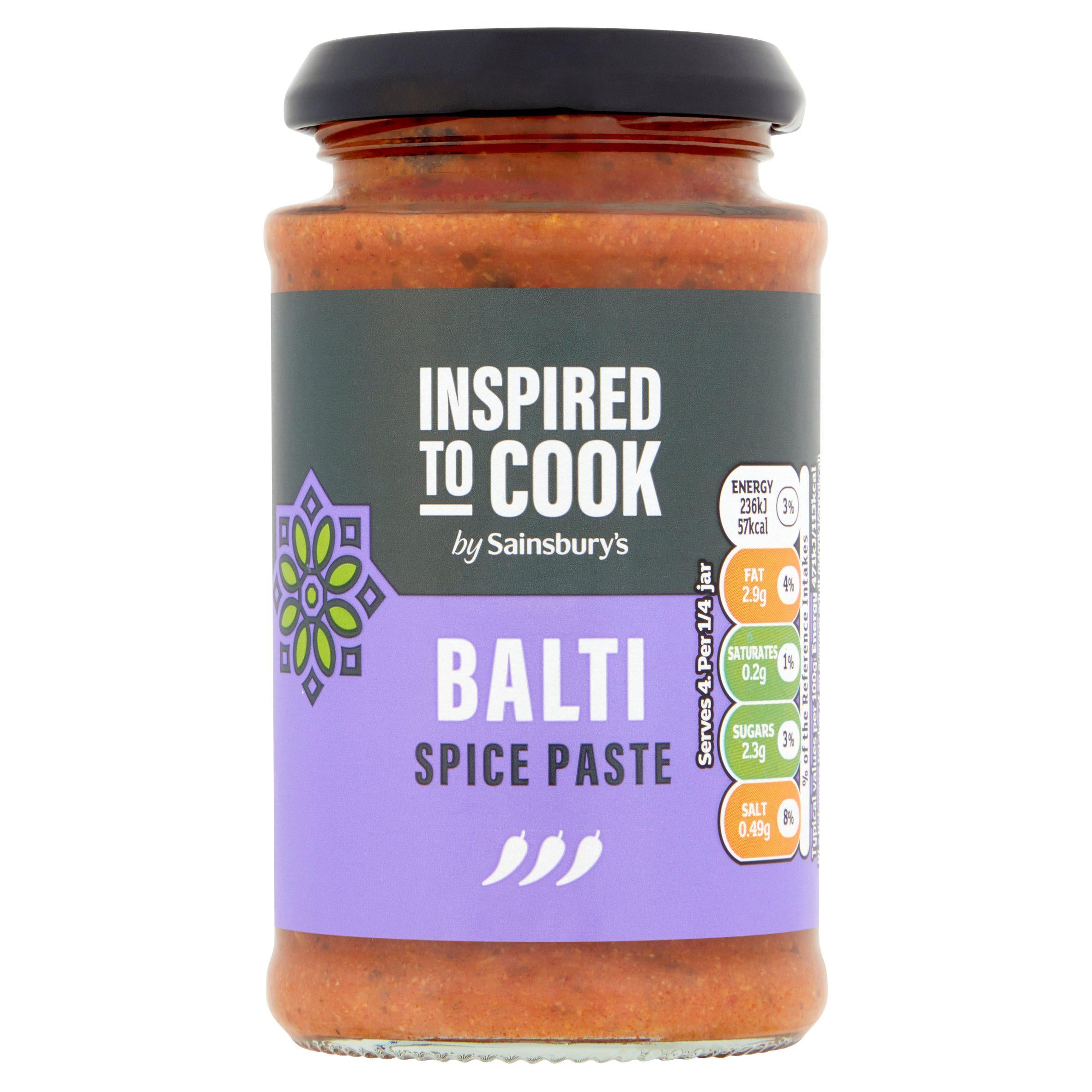 Sainsbury's Spicy Balti Curry Paste 200g (British brand)