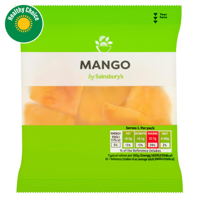 Sainsburys Sainsbury's Mango Dried Fruit Snack 35g- Buy online at McGrocer