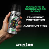 Lynx antiperspirant deodorant Africa 72h 150ml - British product