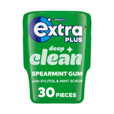 Extra Plus Deep Clean sugarfree gum 30-piece bottle (British brand)