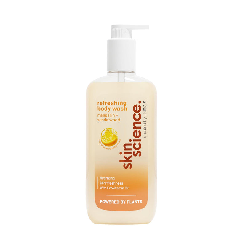 Ineos Skin Science body wash mandarin sandalwood 500ml (British brand)