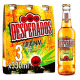 Desperados tequila lager beer 3x330ml bottles, imported from the UK