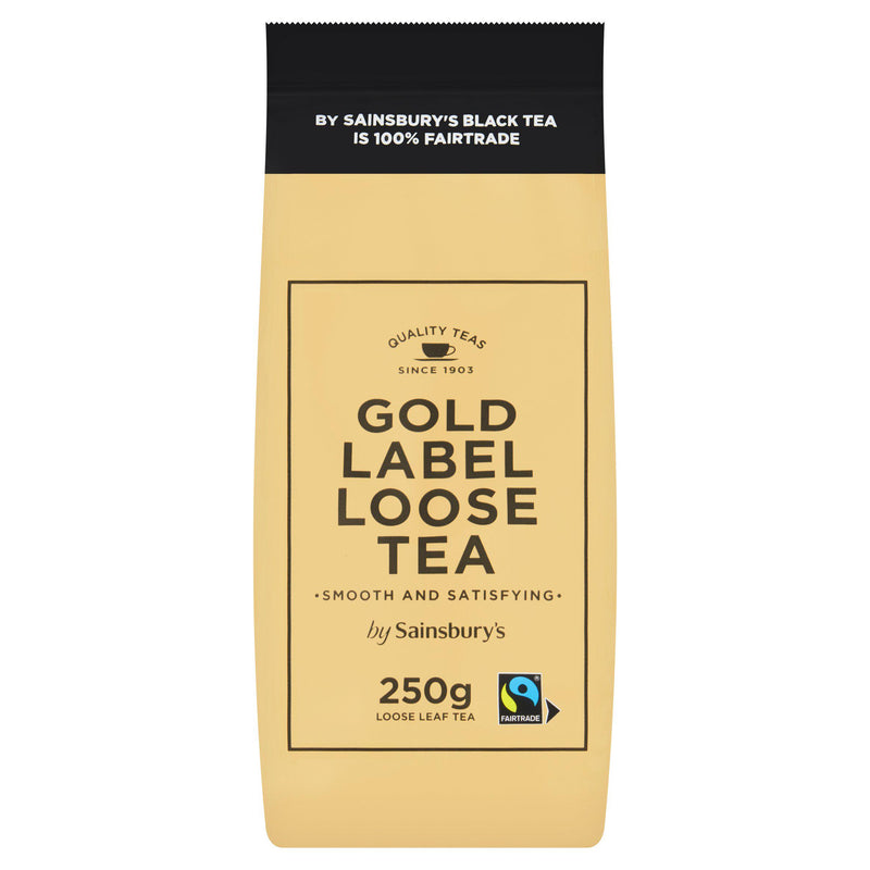 Sainsbury's Gold Label loose tea 250g (British brand)
