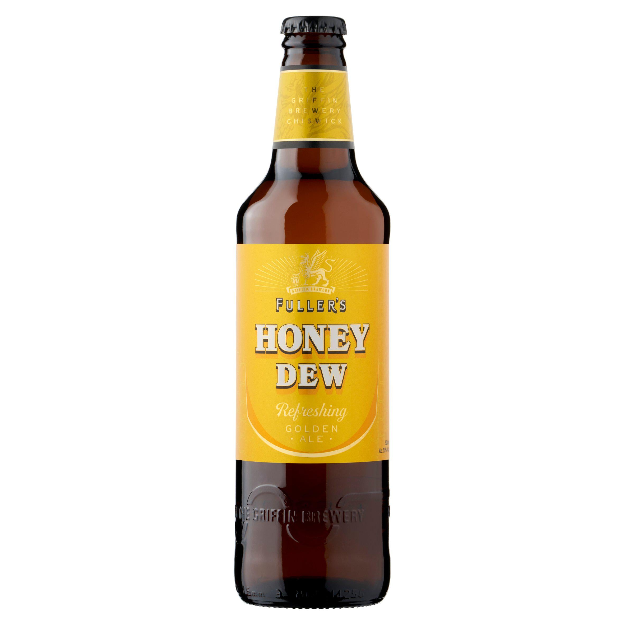 Fuller's Organic Honey Dew golden ale 500ml bottle, UK version