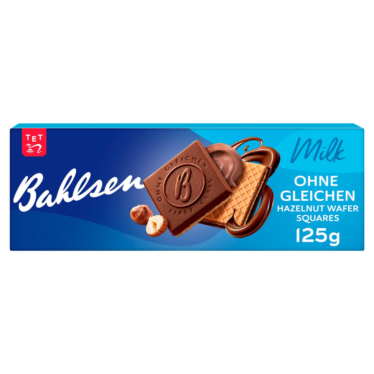 Bahlsen milk chocolate praline wafers 125g - British product