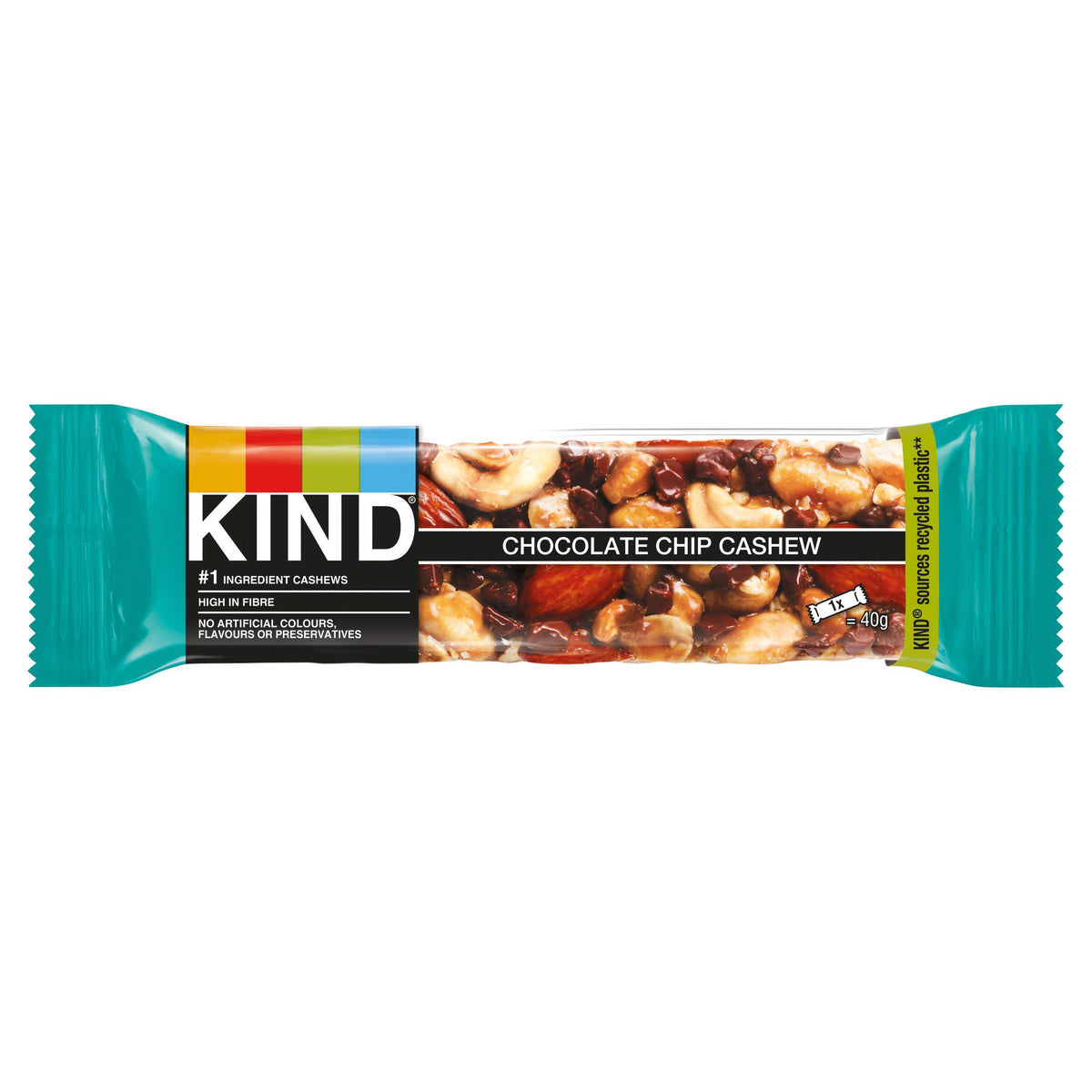 Kind chocolate chip cashew bar 40g (British brand)