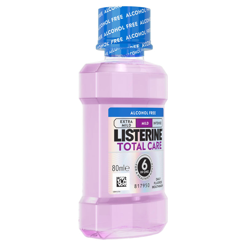 Listerine Total Care Zero Alcohol Mouthwash 80ml, UK version