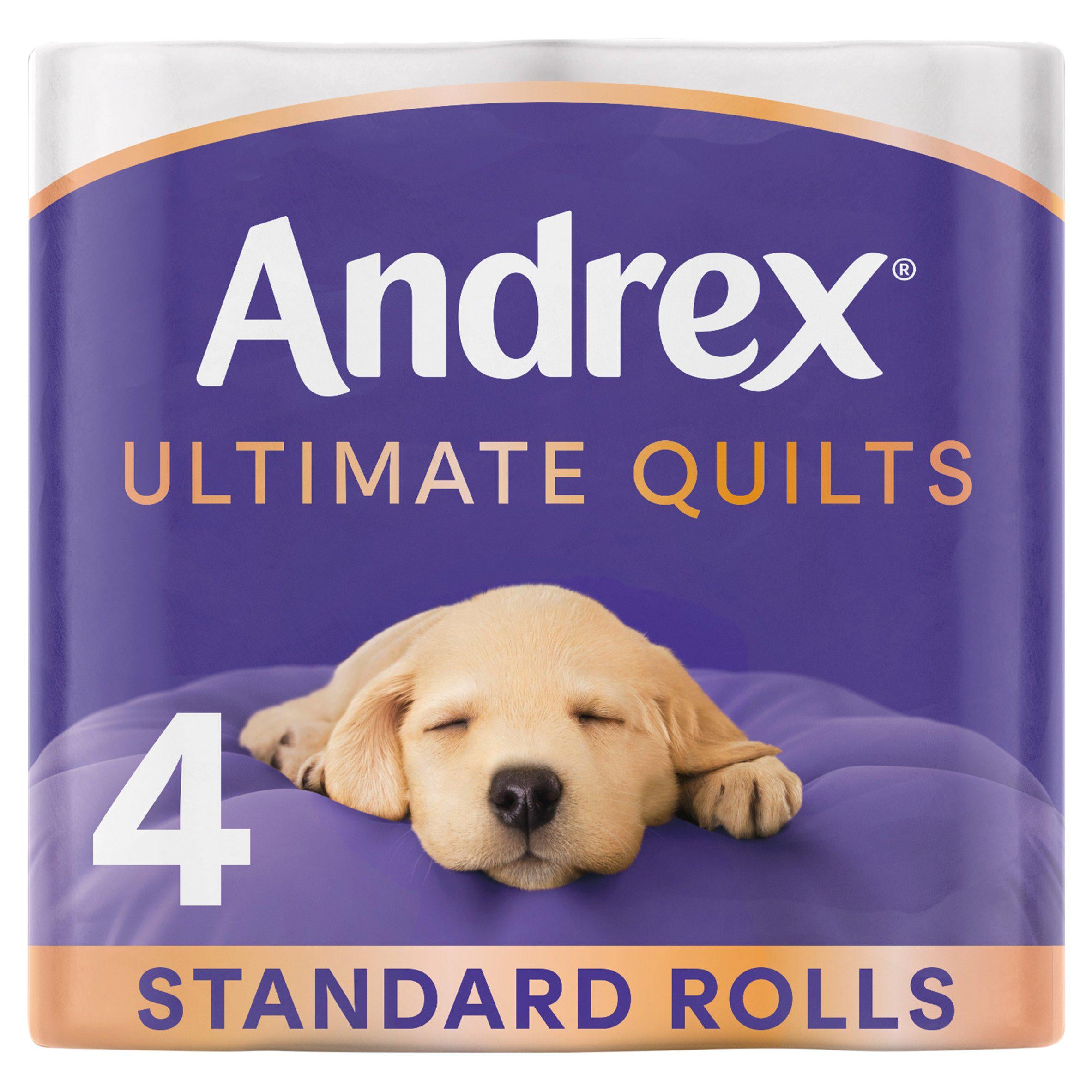 Andrex Ultimate Quilts toilet rolls 4 pack (British brand)