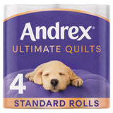 Andrex Ultimate Quilts toilet rolls 4 pack (British brand)