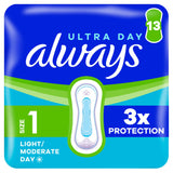 Always Ultra Day Sanitary Towels Normal Size 1 pads x13 - British product
