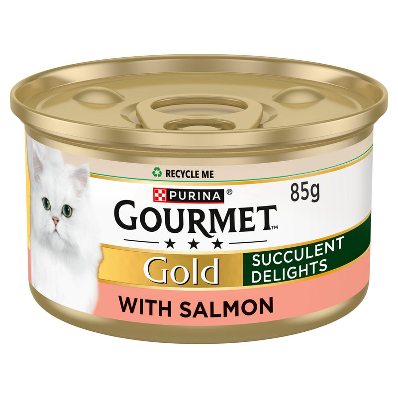Gourmet Gold wet cat food Salmon 85g, UK version