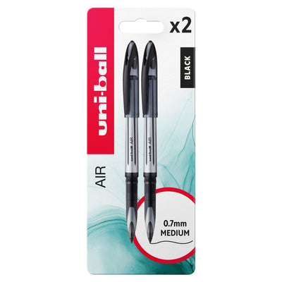 Sainsburys Uni-ball Air Pens Black, 2 Pack- Buy online at McGrocer