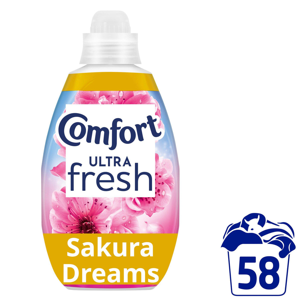 Comfort fabric conditioner Sakura Dreams 870ml, imported from the UK