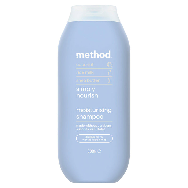 Method Simply Nourish moisturising shampoo 350ml, imported from the UK
