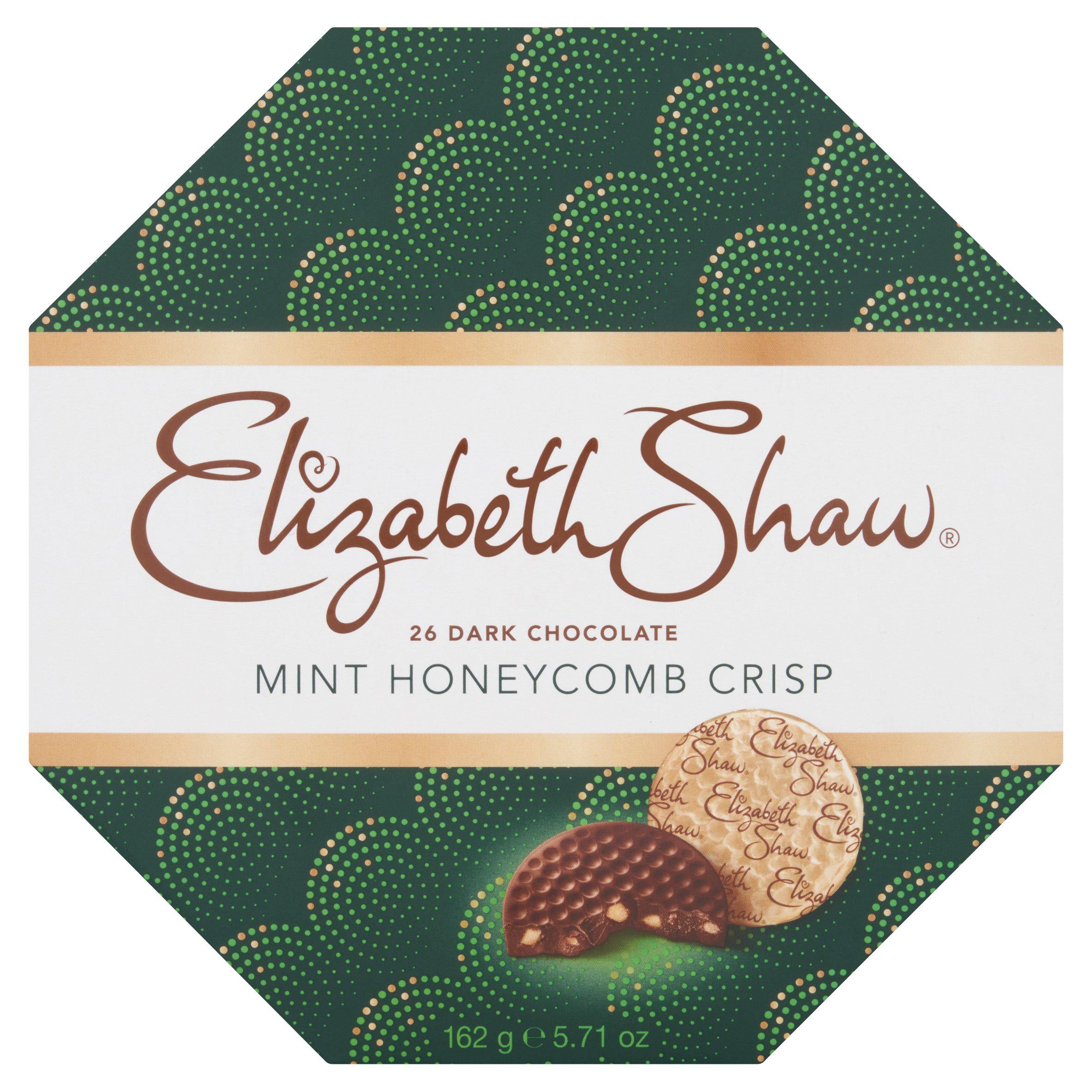 Elizabeth Shaw dark chocolate mint crisp box 162g, UK version