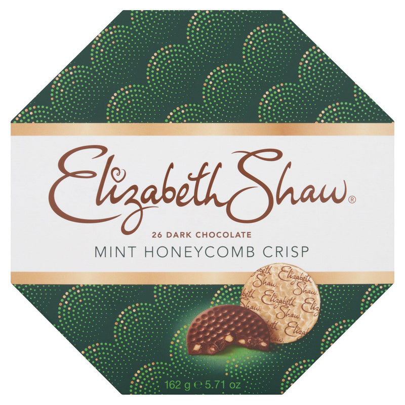 Elizabeth Shaw dark chocolate mint crisp box 162g, UK version