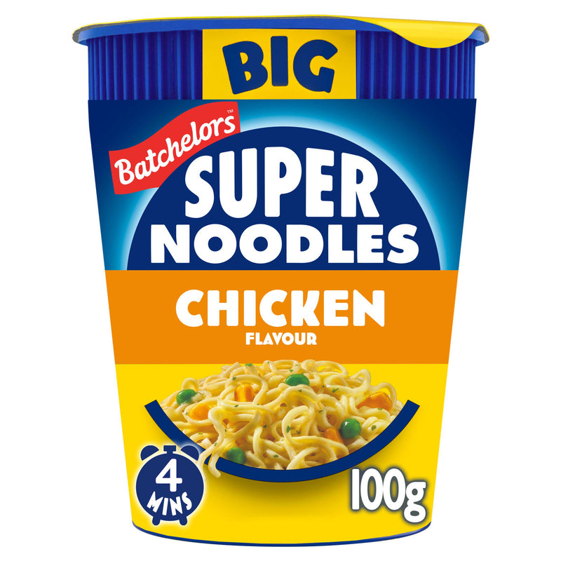Batchelors Super Noodles Chicken Flavour 100g, imported from the UK