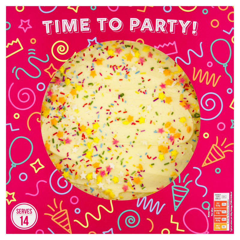 Sainsbury's Time to Party Madeira cake 907g, imported from the UK