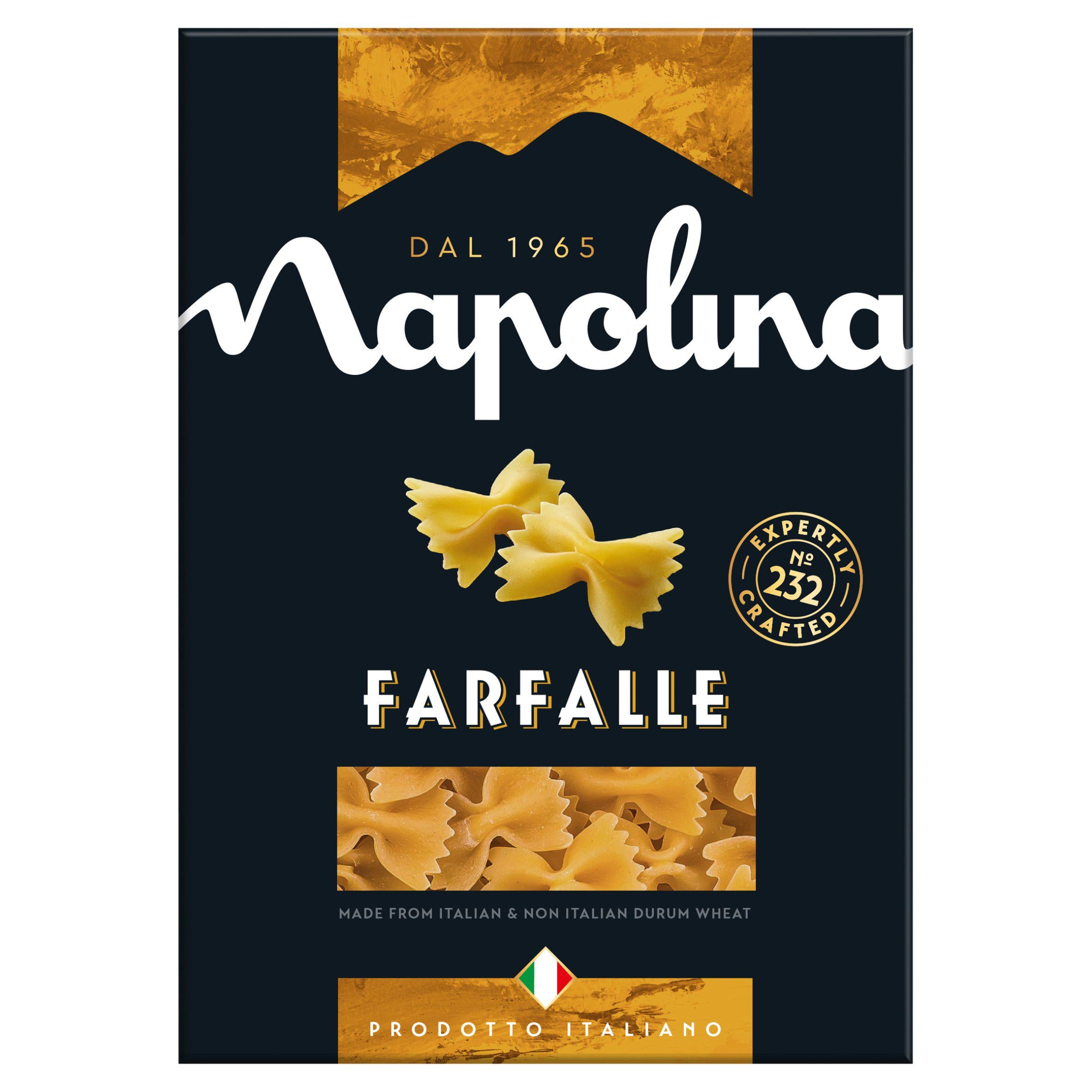 Napolina Farfalle pasta 500g, UK version