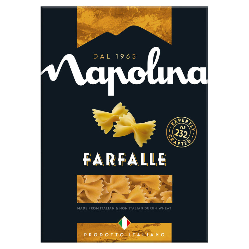 Napolina Farfalle pasta 500g, UK version