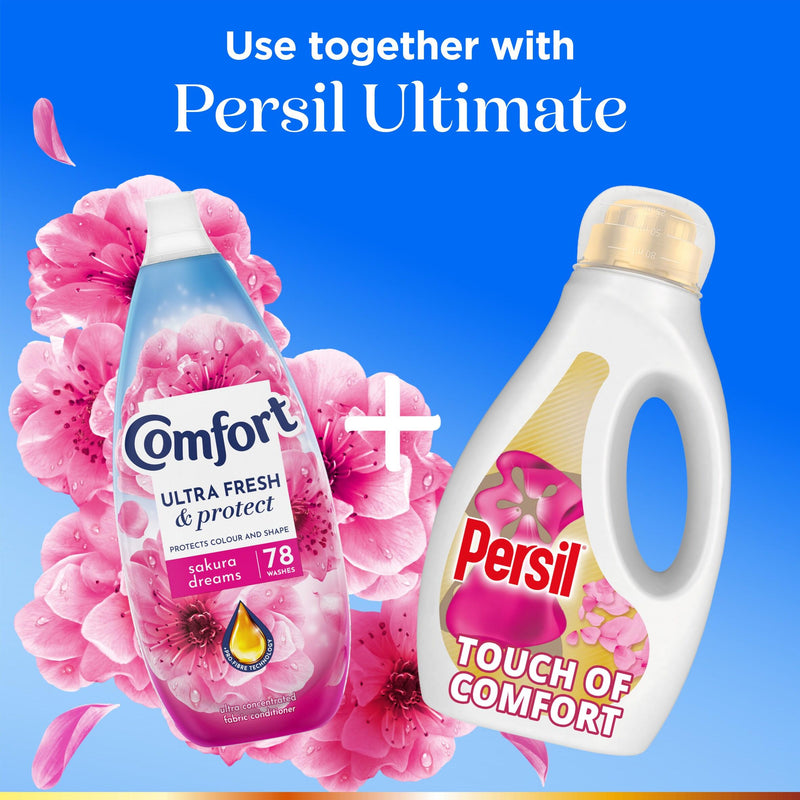 Comfort fabric conditioner Sakura Dreams 1.17L (British brand)