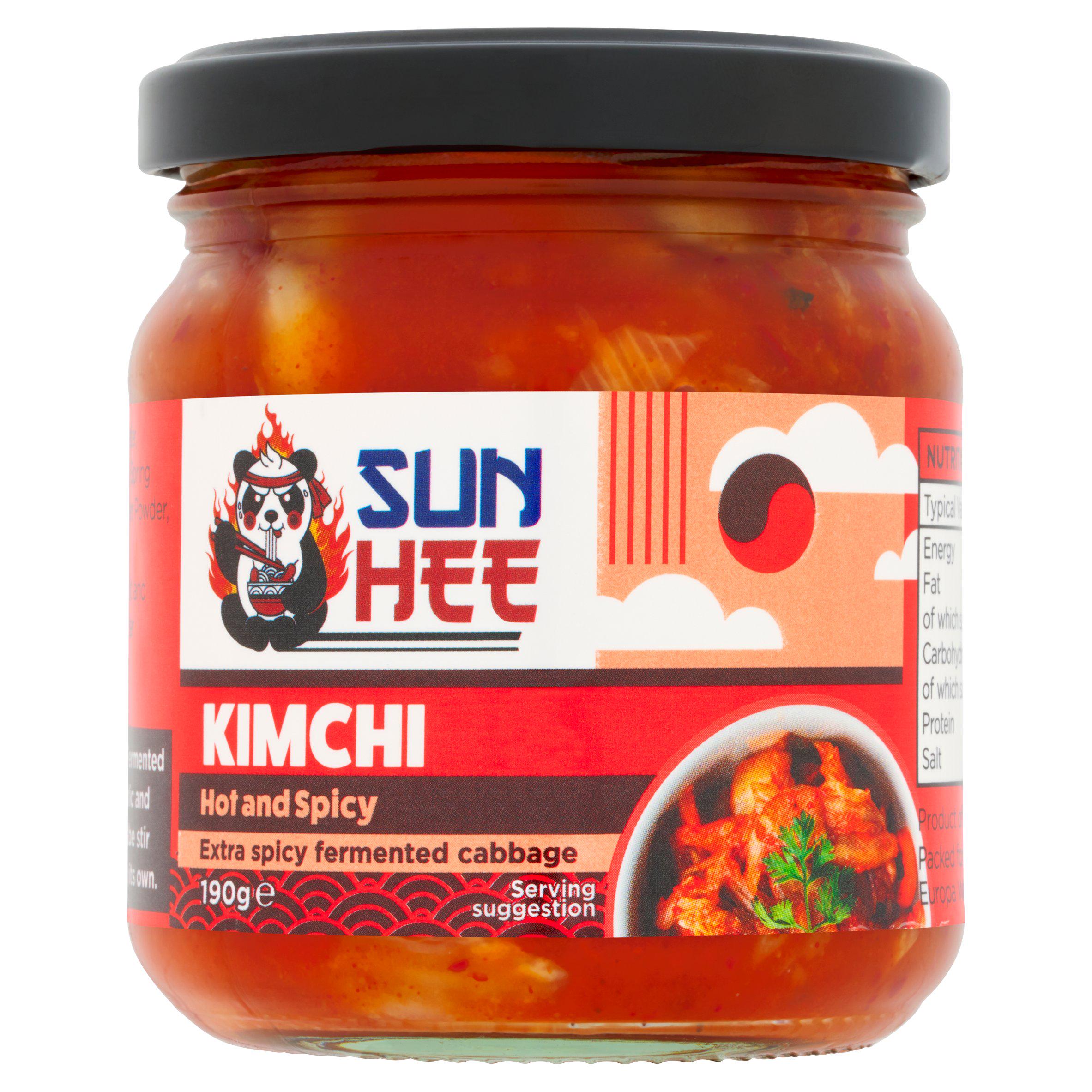 Sun Hee Kimchi extra spicy fermented cabbage 190g (British brand)
