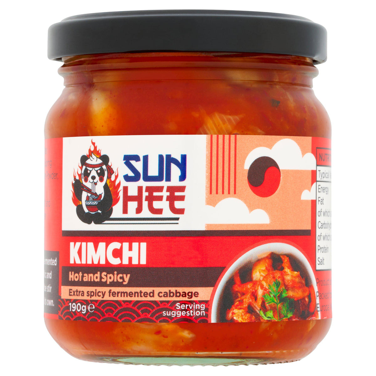 Sun Hee Kimchi extra spicy fermented cabbage 190g (British brand)