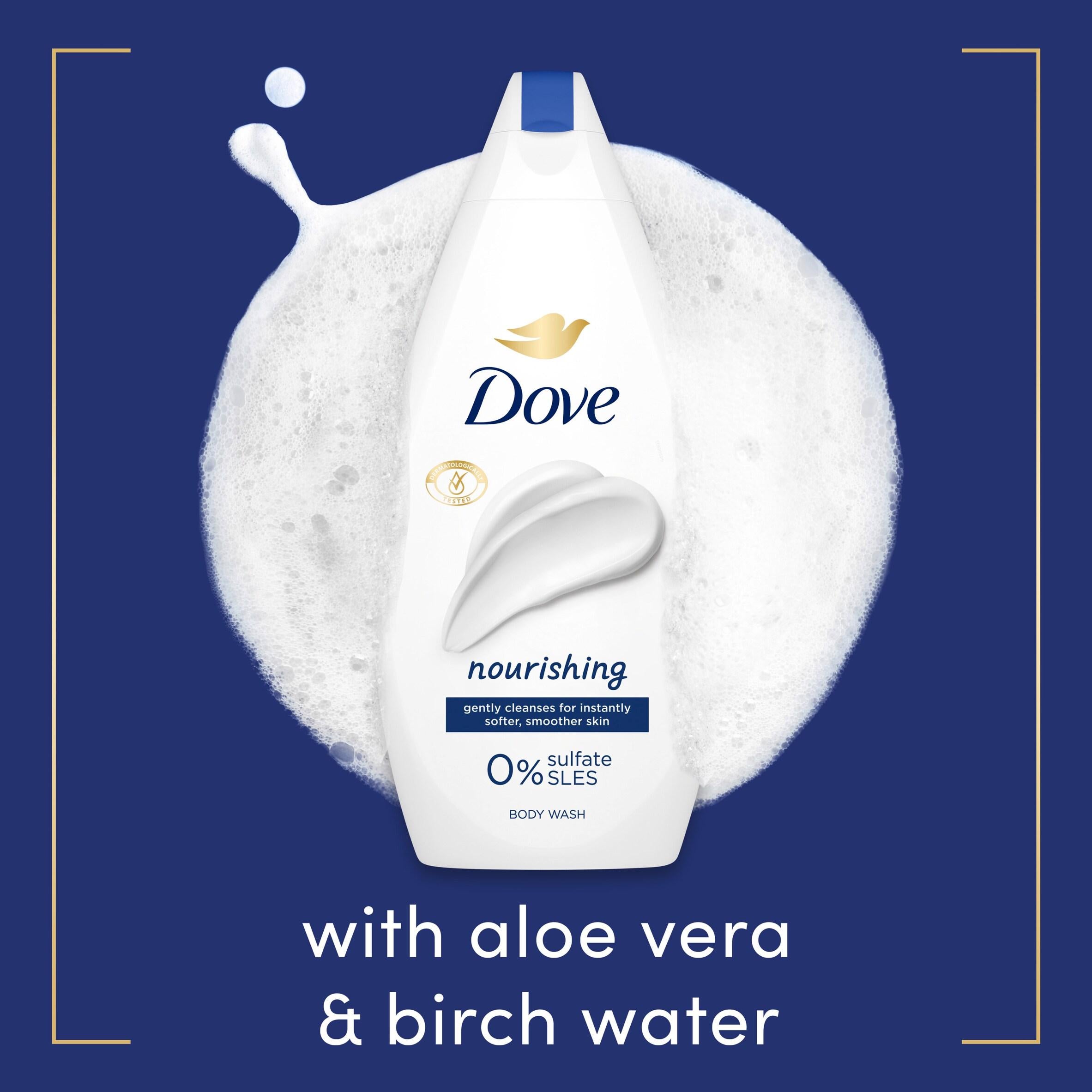 Dove Nourishing Body Wash 450ml, imported from the UK