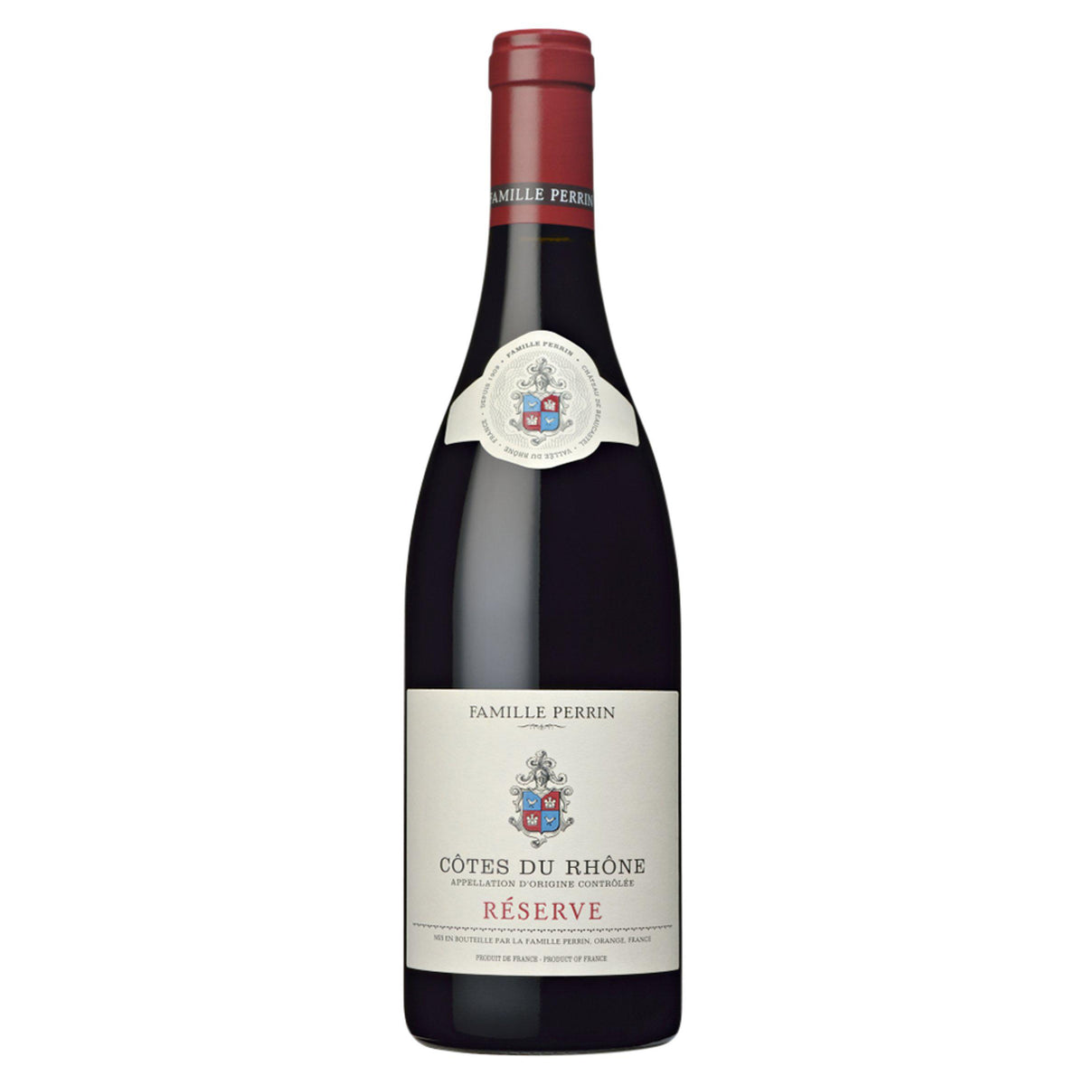 Famille Perrin Côtes du Rhône red wine 75cl (British brand)