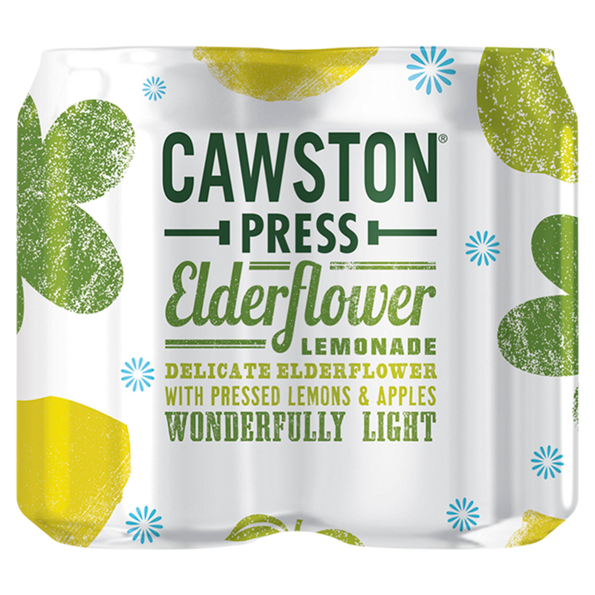 Cawston Press Sparkling Elderflower Lemonade 4x330ml