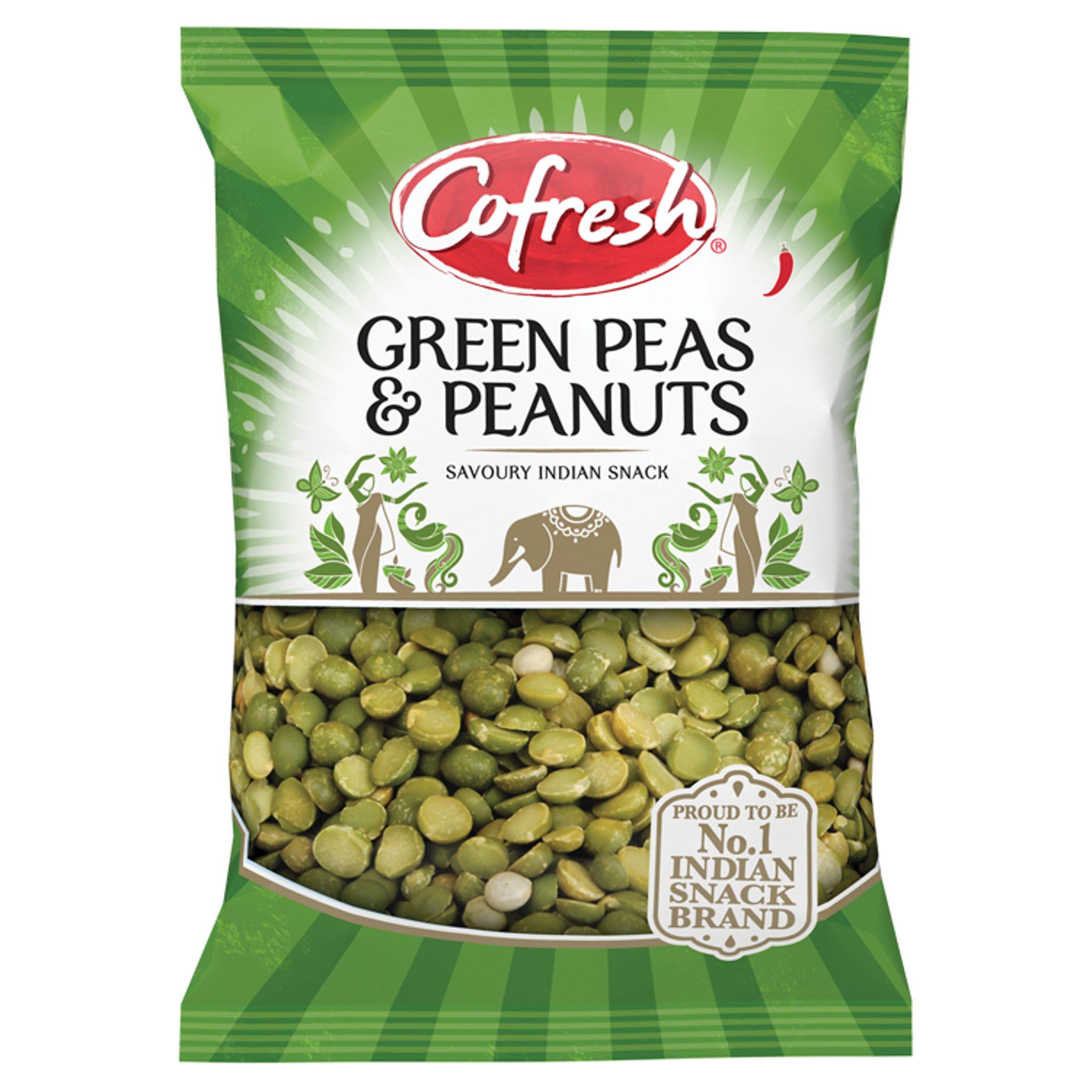 Cofresh spicy green peas and peanuts snack 325g (British brand)