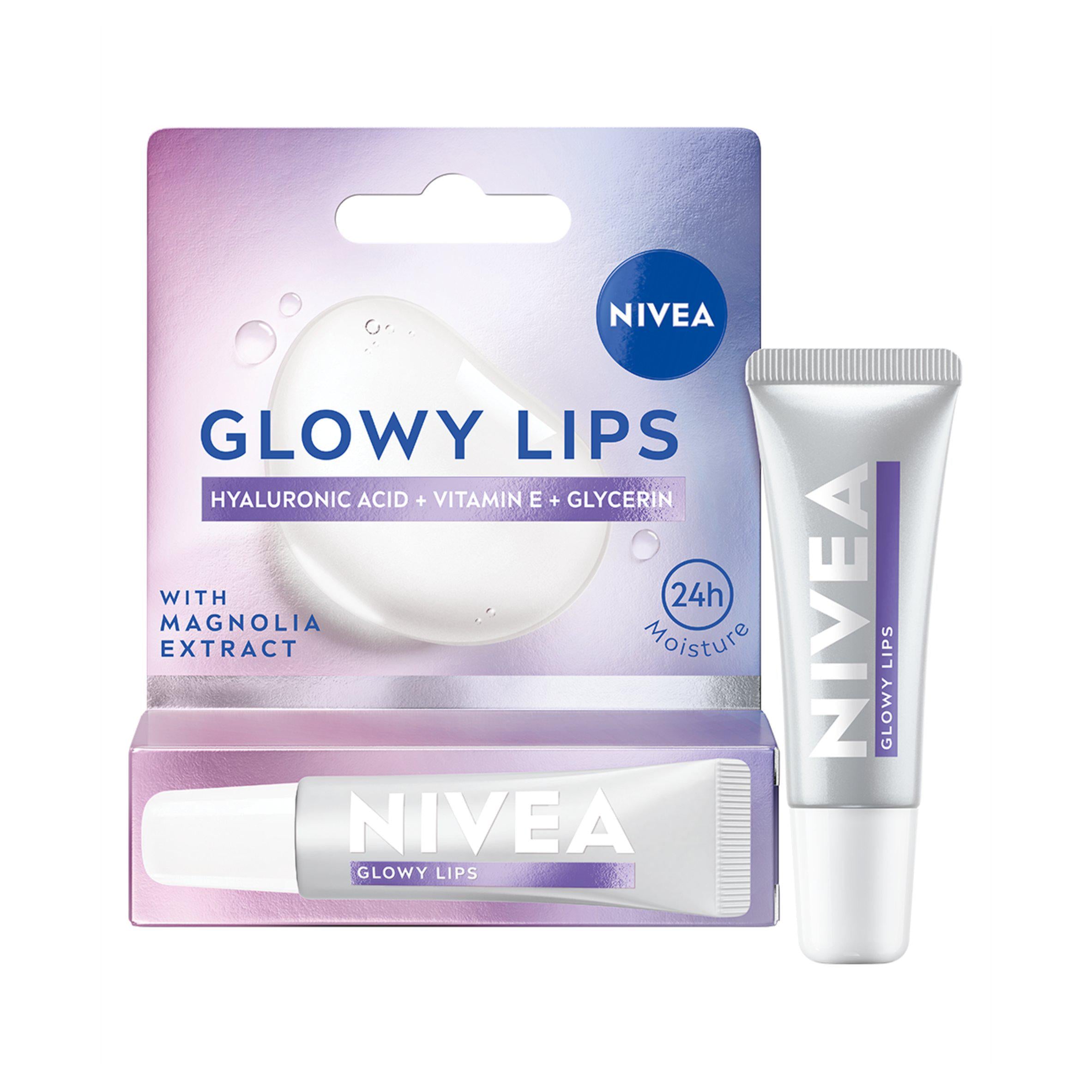 Nivea Hyaluronic Acid lip balm 10ml tube - British product