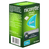 Nicorette sugar free nicotine gum 4mg 105 pieces, imported from the UK