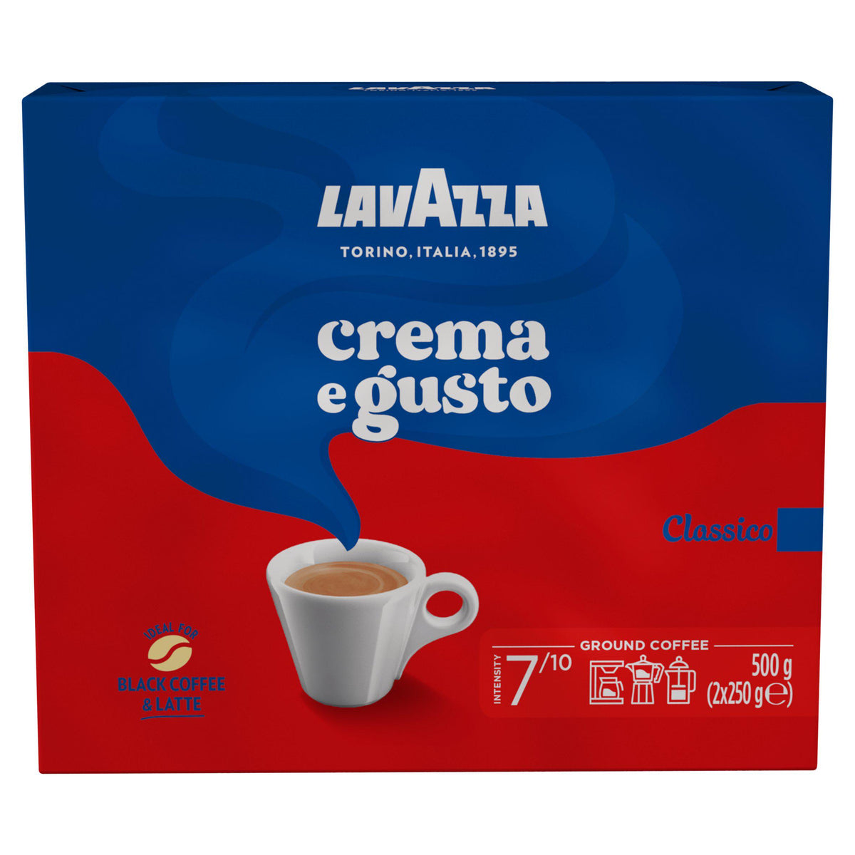Lavazza Crema e Gusto ground coffee 500g - British product