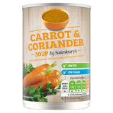 Sainsbury's Carrot & Coriander soup 400g, UK version