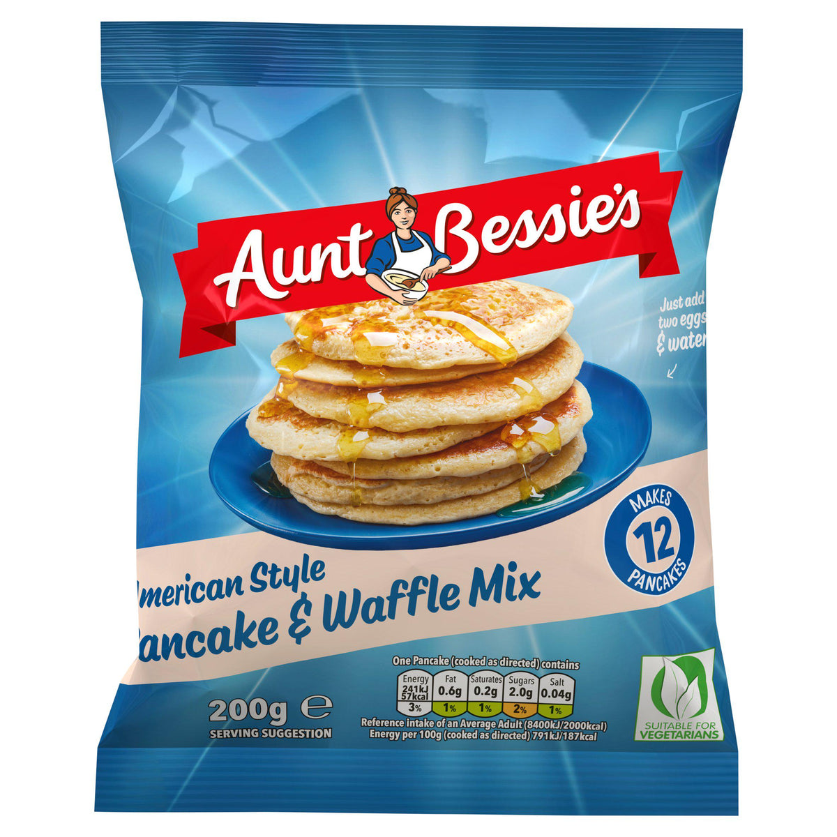 Aunt Bessie's American Style pancake and waffle mix 200g (British brand)