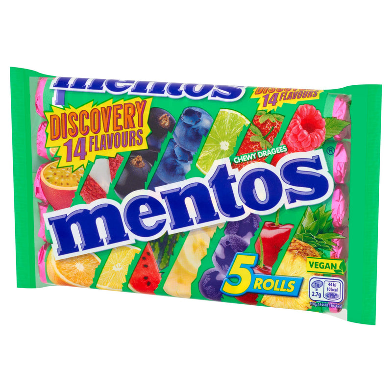 Mentos Discovery chewy fruit sweets multipack 5x37.5g - British product