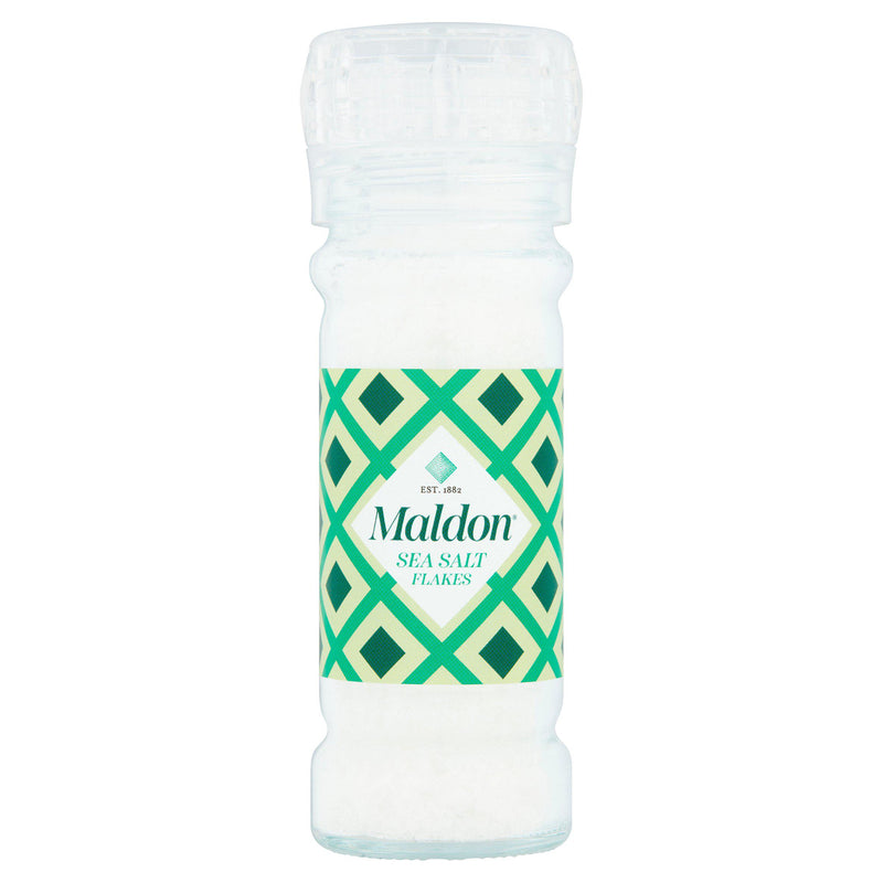 Maldon Sea Salt Flake Grinder 55g, imported from the UK
