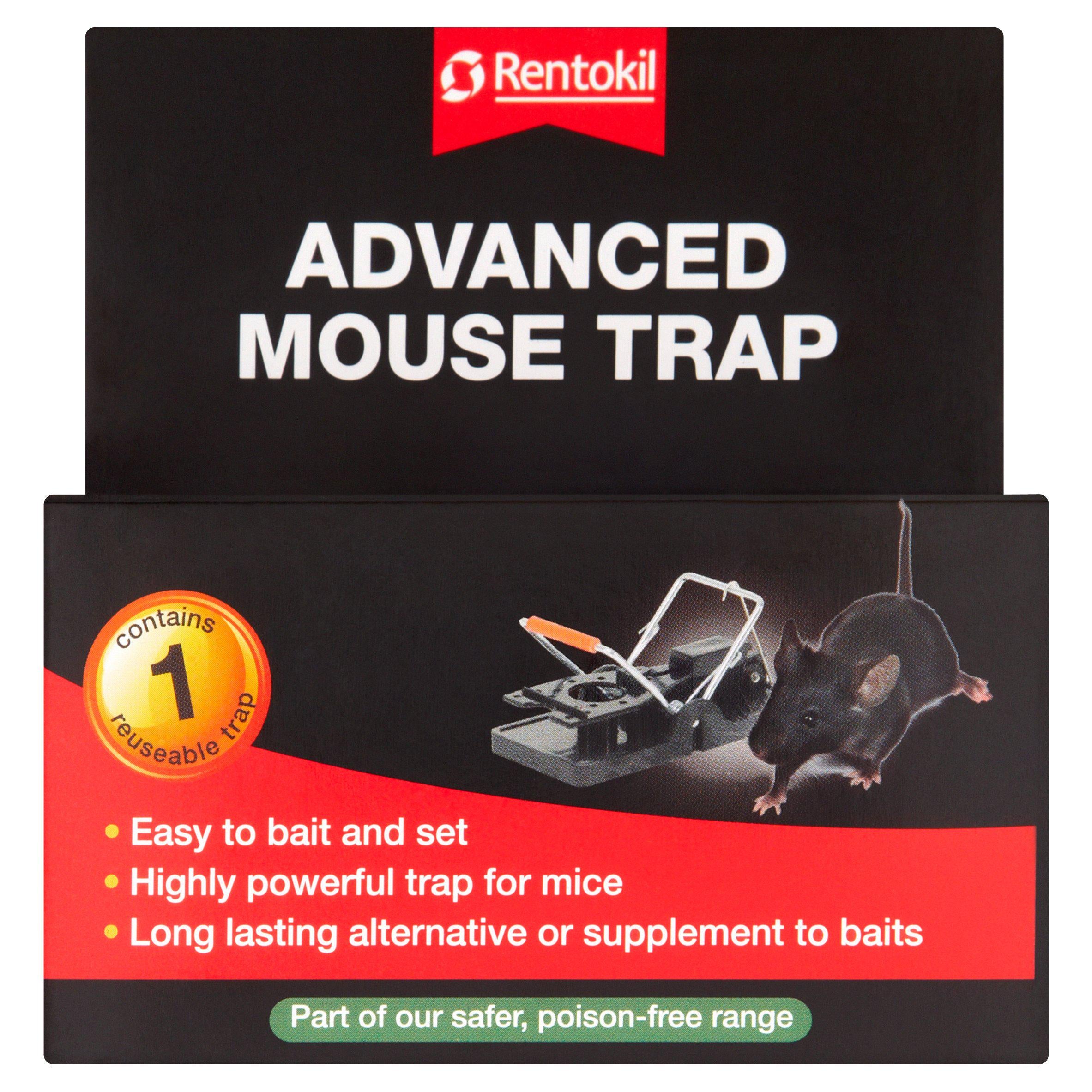 Rentokil Advanced Mouse Trap Reusable 1 Pack - British product