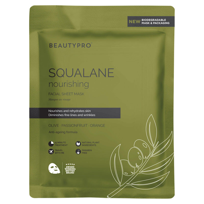 BeautyPro Nourishing Collagen Mask Olive Extract 23g - British product