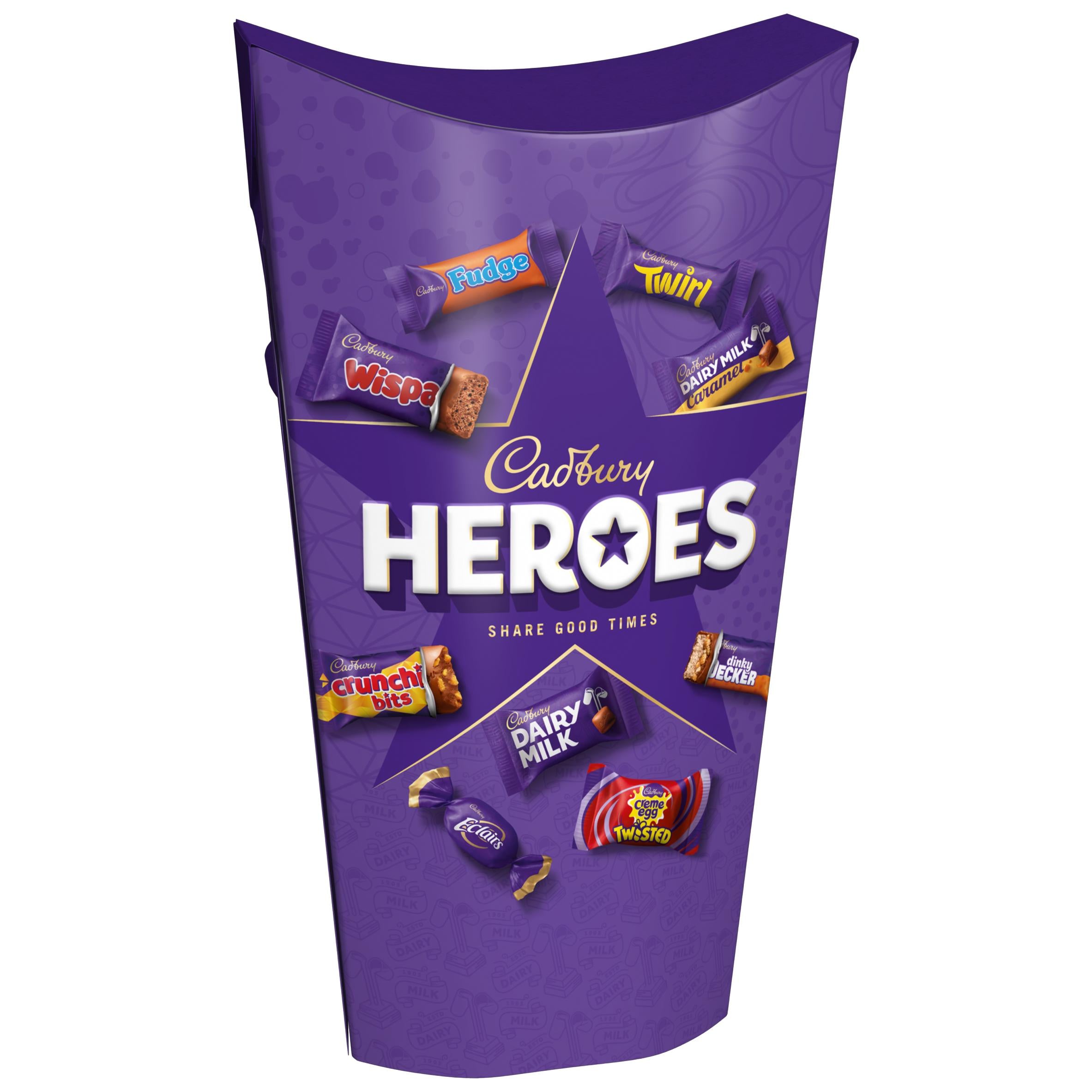 Cadbury Heroes chocolate gift box 290g, imported from the UK