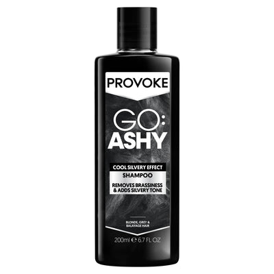 Sainsburys Provoke Go Ashy Cool Silver Effect Shampoo 200ml- Buy online at McGrocer