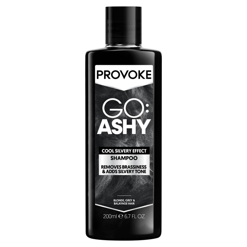 Provoke Go Ashy Cool Silver Effect Shampoo 200ml (British brand)