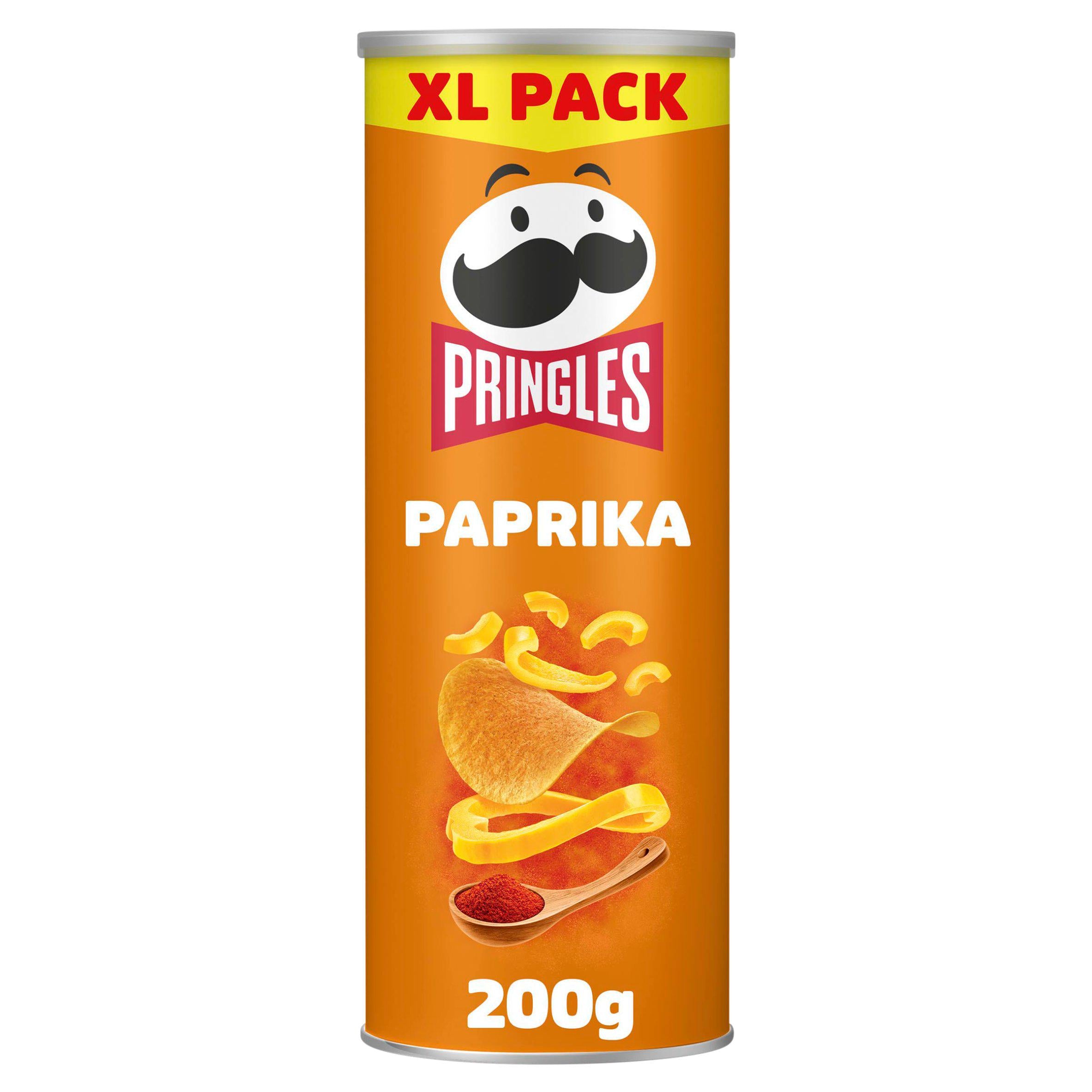 Pringles paprika crisps 200g (British brand)