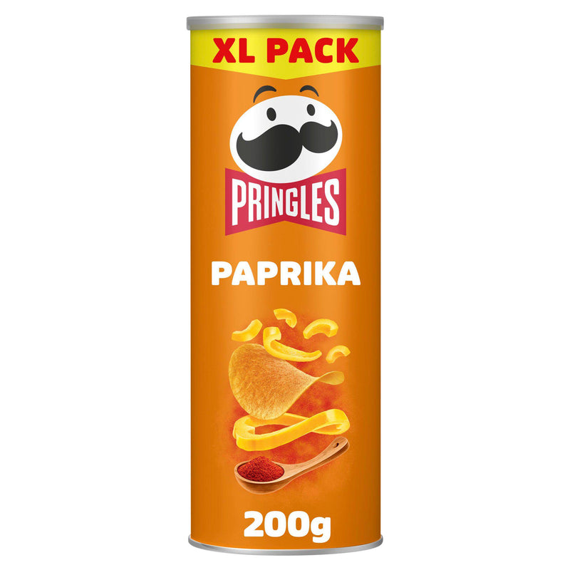 Pringles paprika crisps 200g (British brand)