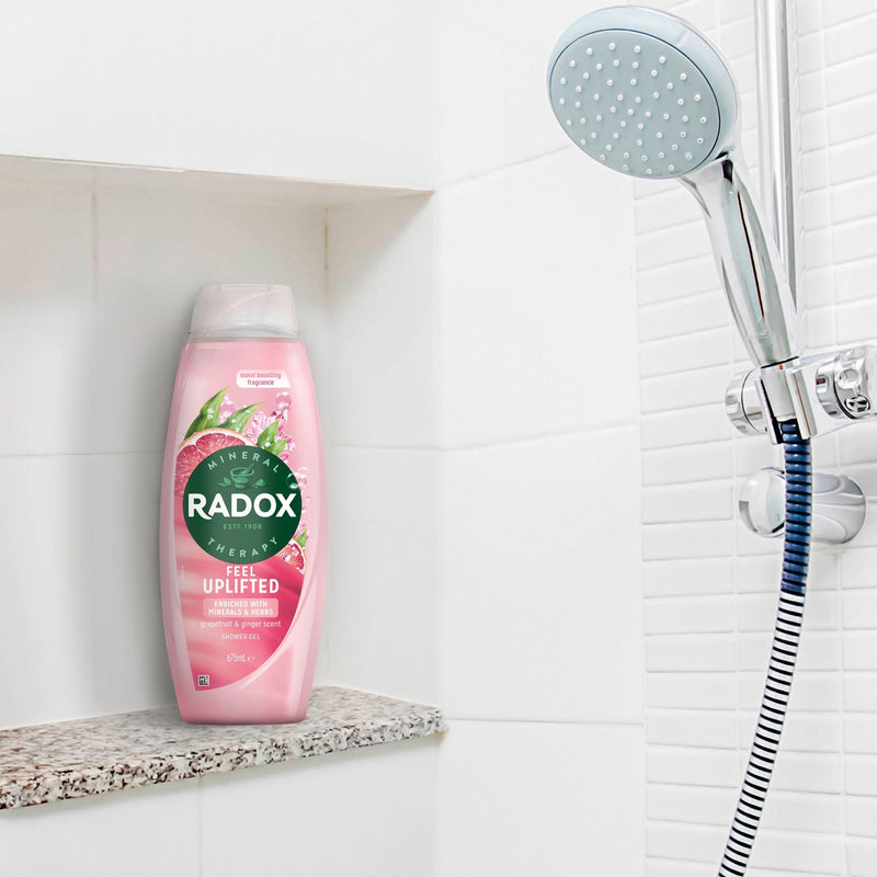 Radox Mineral Therapy Shower Gel Feel Uplifted 675ml, imported from the UK